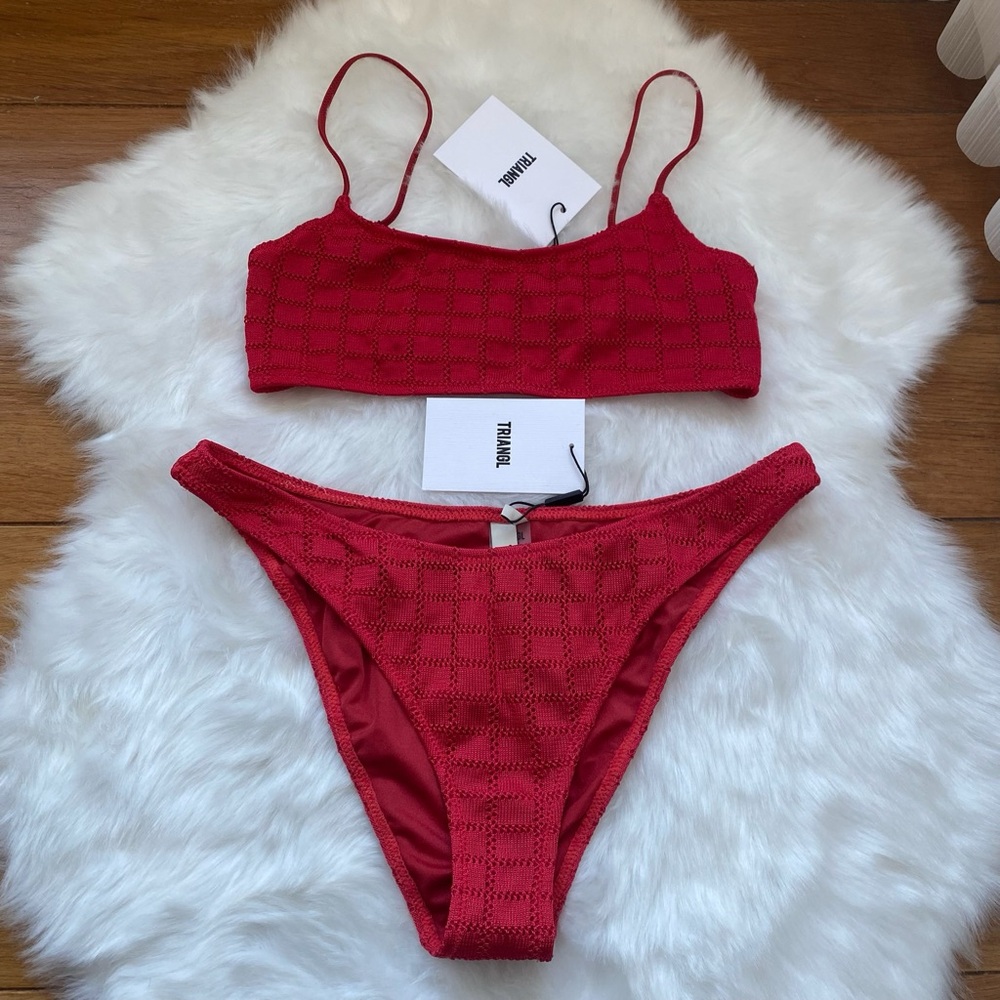 Triangl Swimwear Red Bikini Set